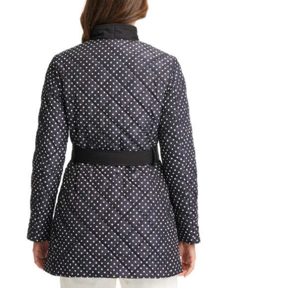 🎉HP🎉 Kate Spade polka dot belted quilted jacket - Picture 2 of 12